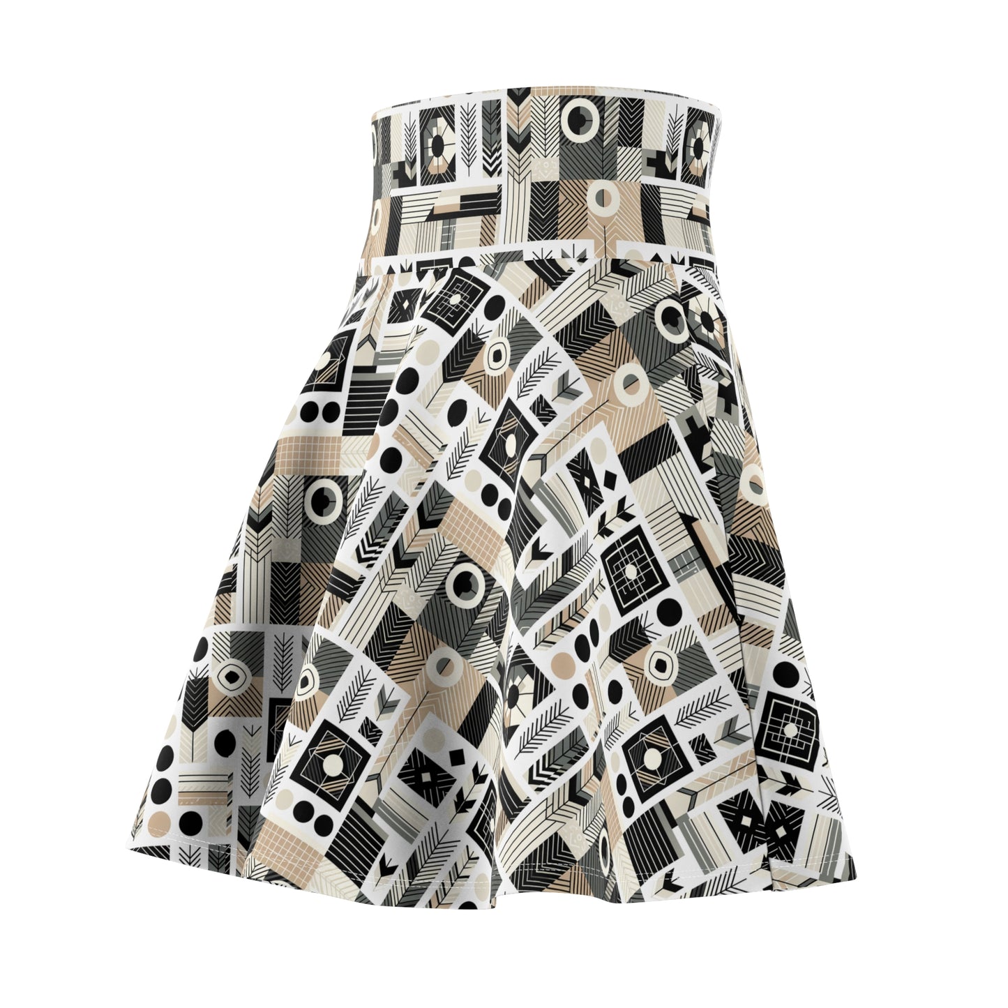 Elevated Athleisure Modern Sophistication With Sporty Elements Women's Skater Skirt - 8404 Design-57