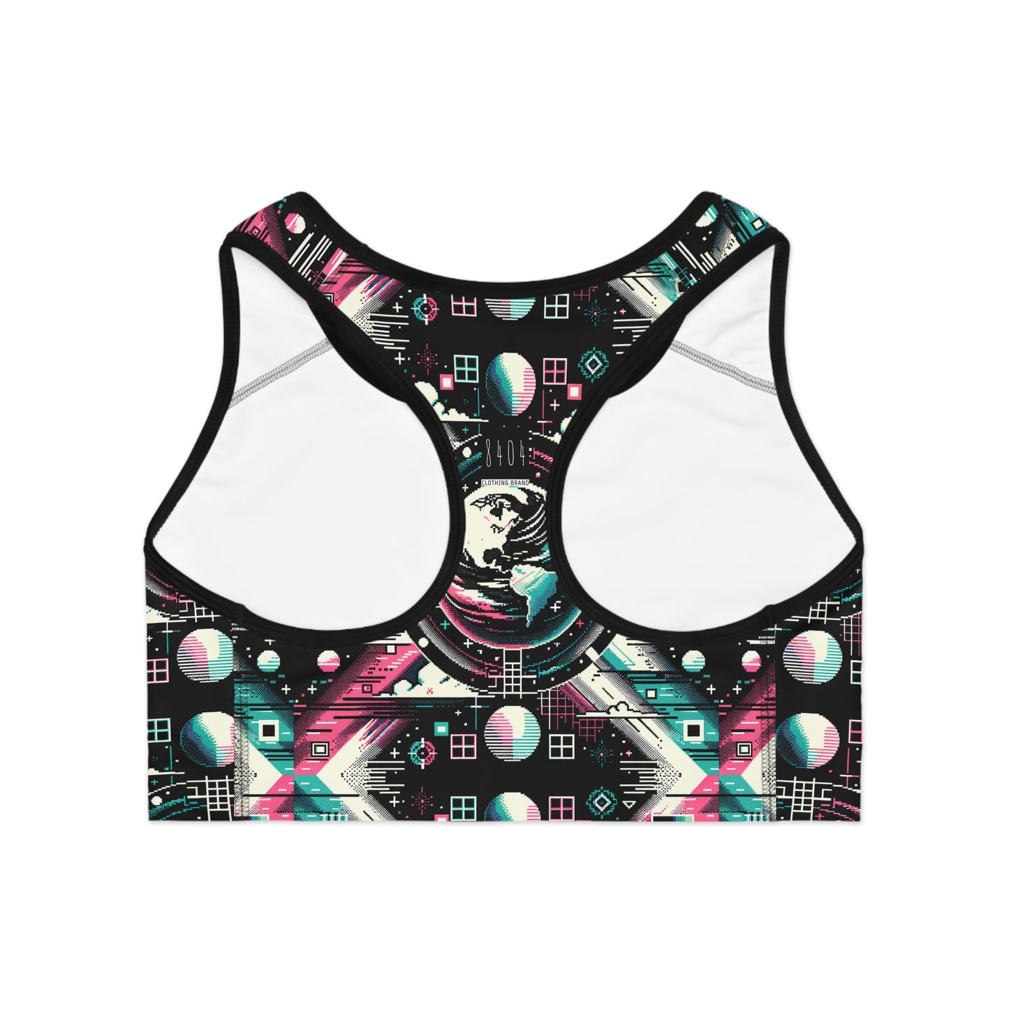 Digital Artistry Digital-native Streetwear Sports Bra - 8404 Design-62