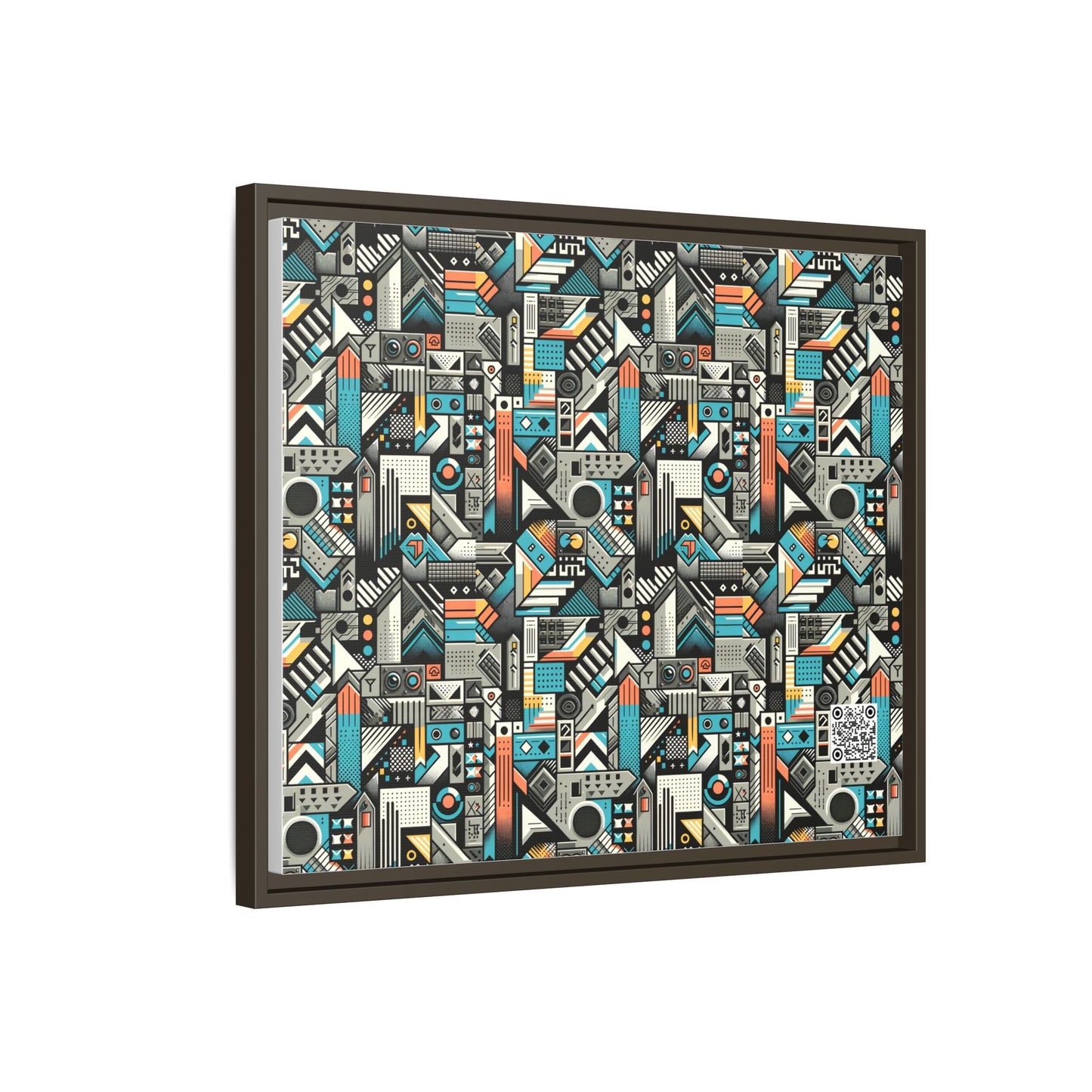 Digital Street Art Urban Street Style Matte Canvas, Framed (multi-color) - 8404 Design-81 B