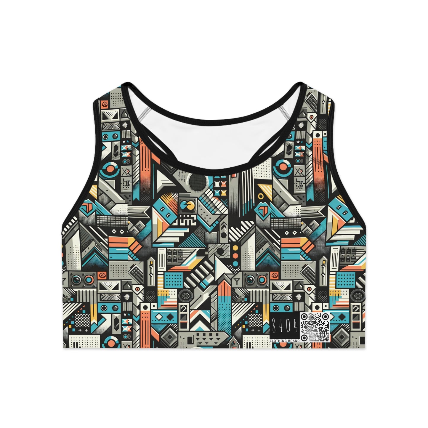 Digital Street Art Urban Street Style Sports Bra - 8404 Design-81