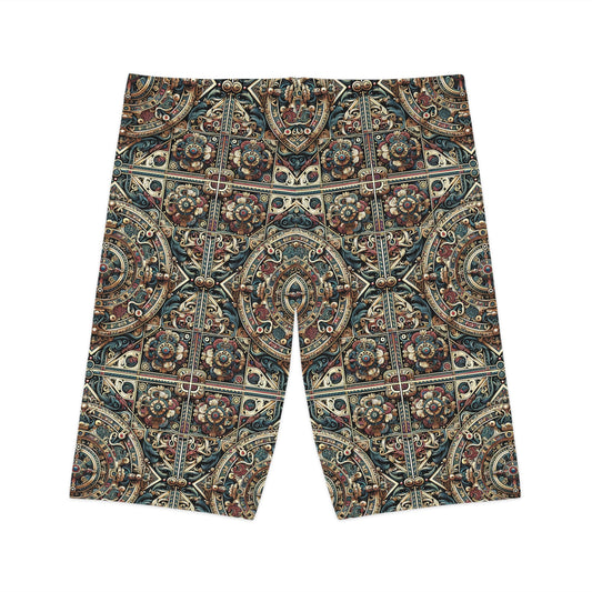 Urban Renaissance Historical Fusion With Street Edge Women's Bike Shorts - 8404 Design-57