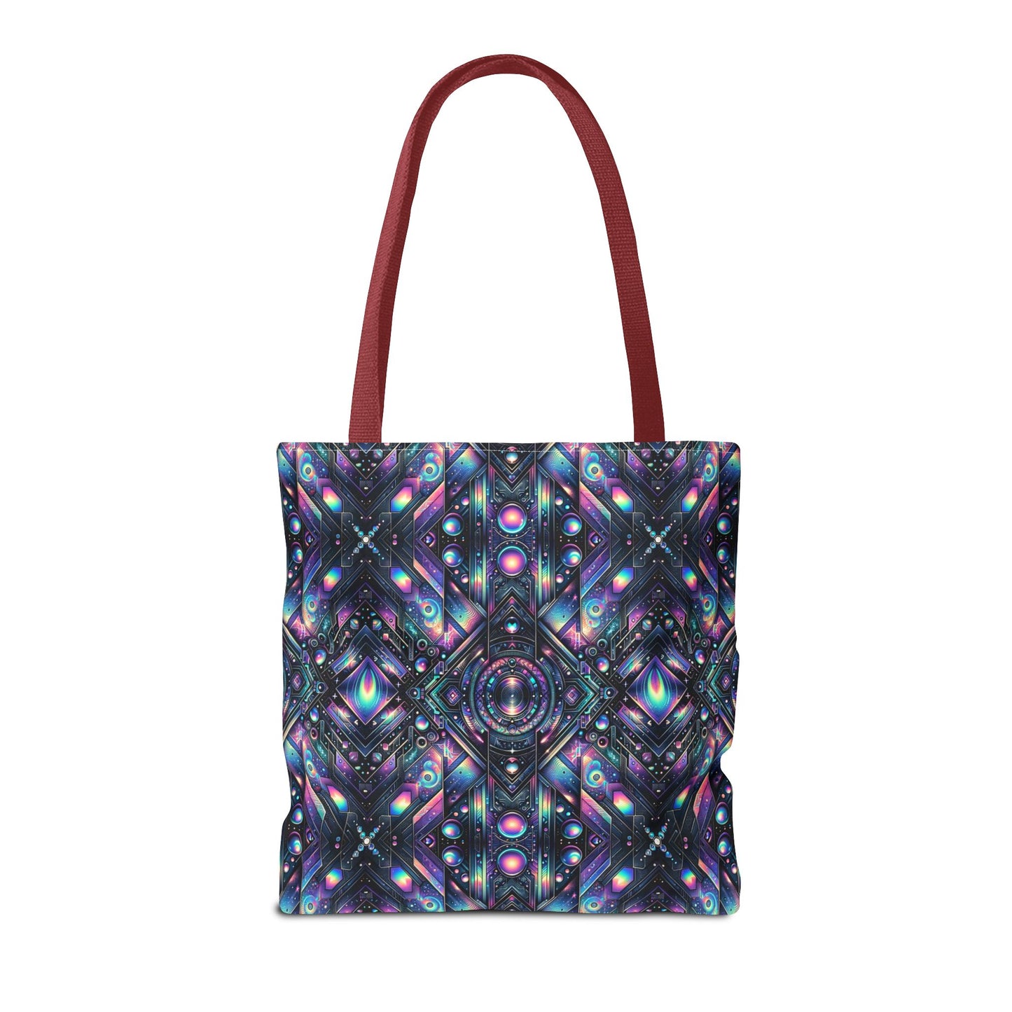 Galactic Hues Tech-Forward Cosmic Fusion Tote Bag - 8404 Design-58