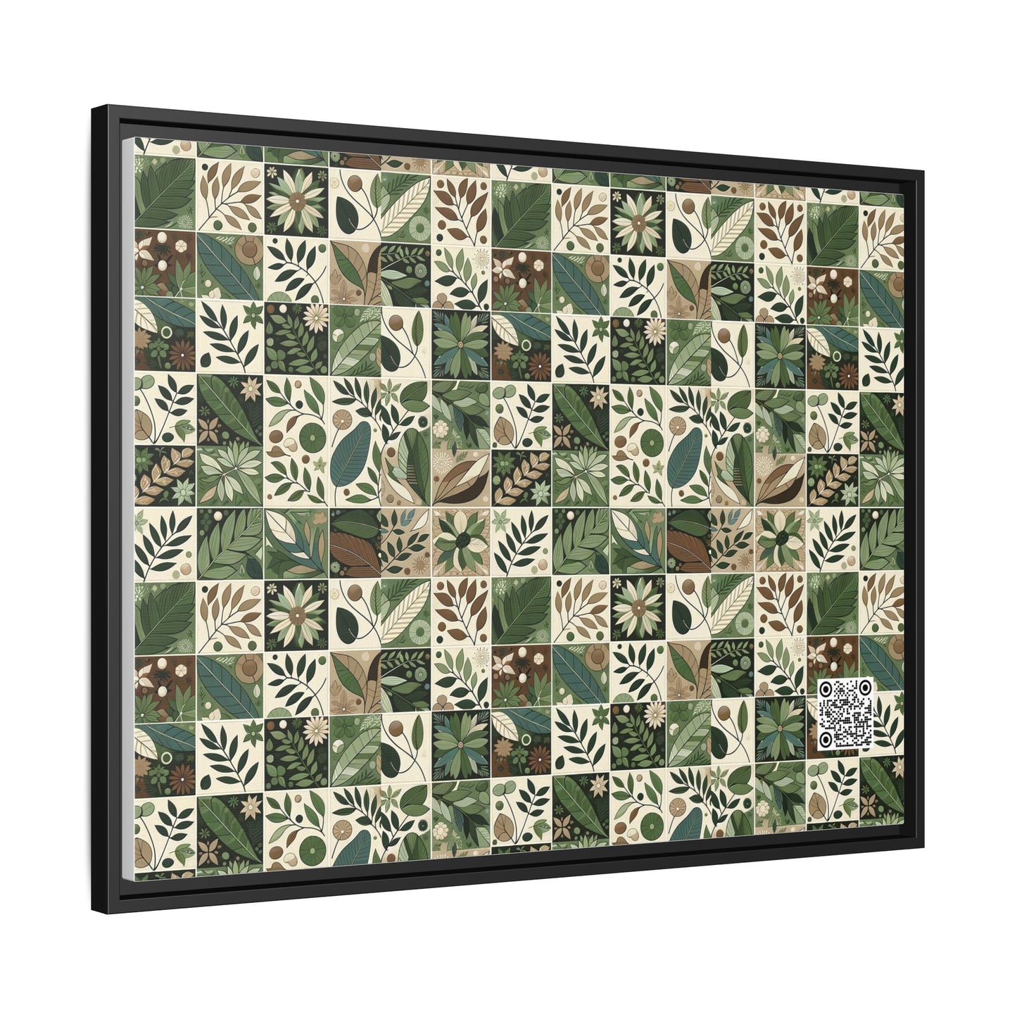 Streetwear Sustainability Environmentally Conscious Streetwear with a Natural Aesthetic Matte Canvas, Framed (multi-color) - 8404 Design-57 A