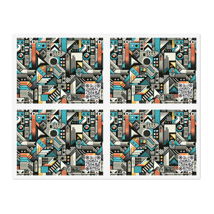 Digital Street Art Urban Street Style Sticker Sheet - 8404 Design-81