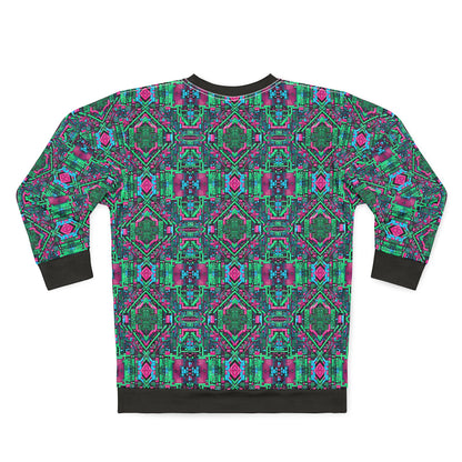 Digital Glitch Vibes Tech-Inspired Streetwear Sweatshirt - 8404 Design-71