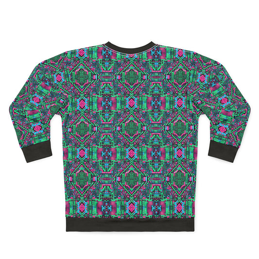 Digital Glitch Vibes Tech-Inspired Streetwear Sweatshirt - 8404 Design-71