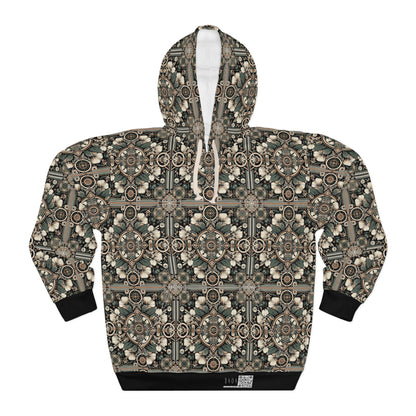Cyber Garden Party Tech Garden Extravaganza Pullover Hoodie - 8404 Design-66