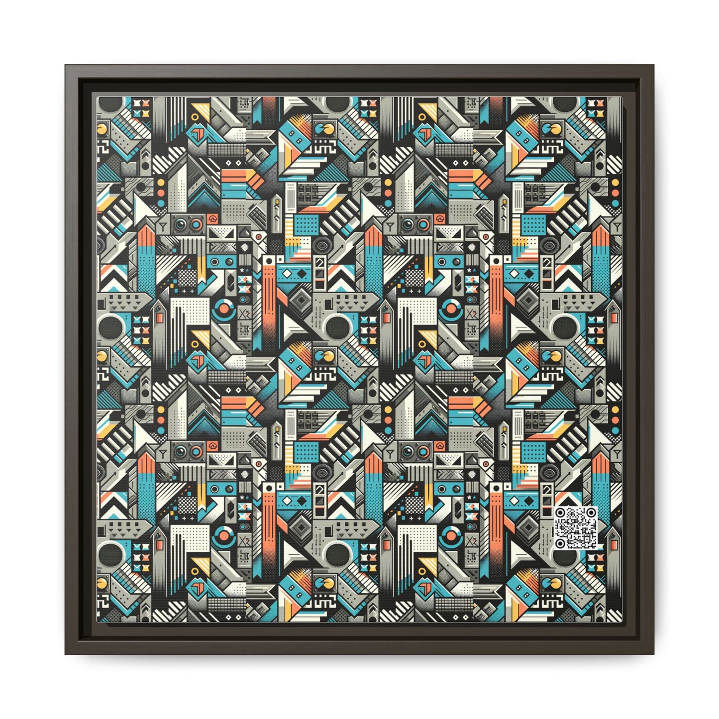 Digital Street Art Urban Street Style Matte Canvas, Framed (multi-color) - 8404 Design-81 B