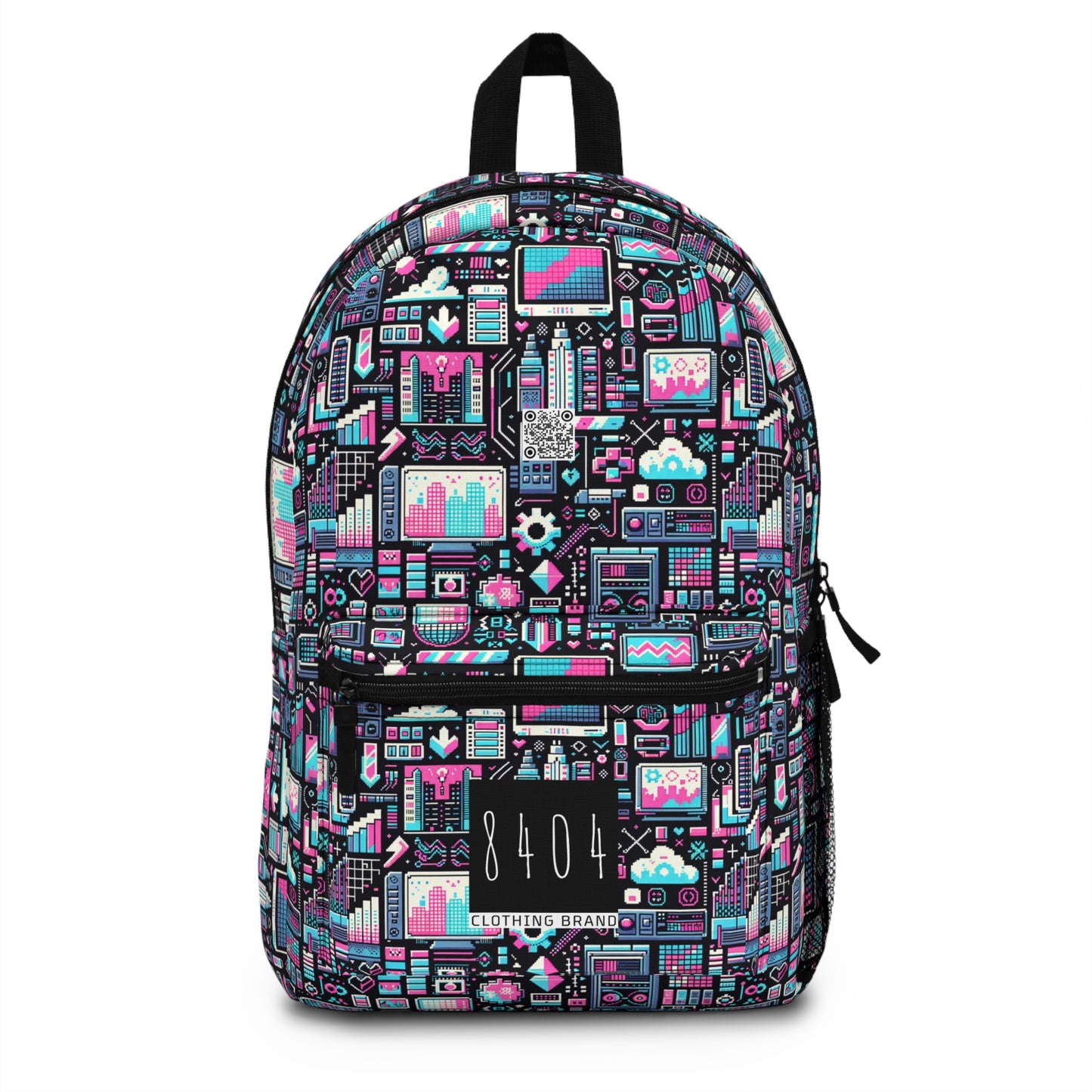 Digital Rebellion Youthful Streetwear with a Rebellious Digital Twist Backpack - 8404 Design-71