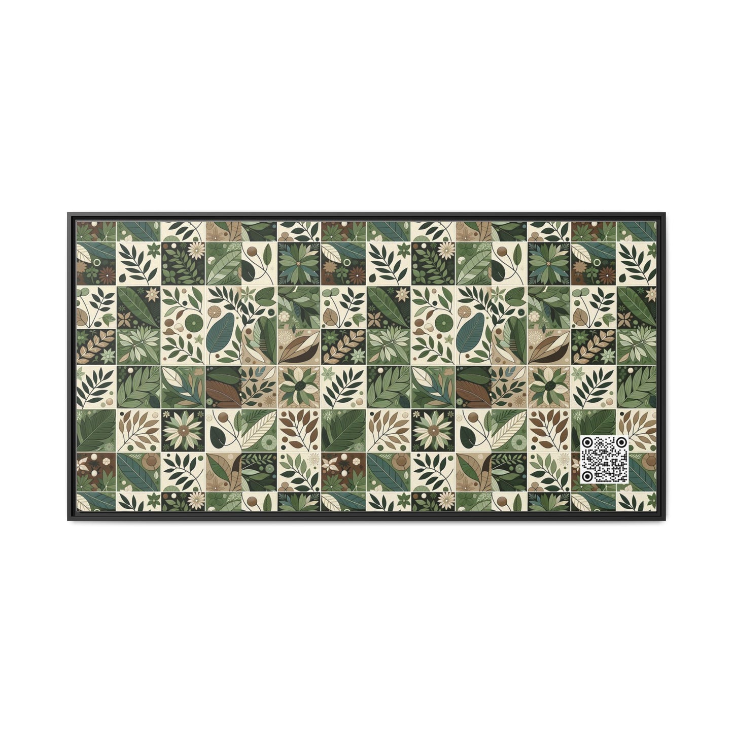 Streetwear Sustainability Environmentally Conscious Streetwear with a Natural Aesthetic Matte Canvas, Framed (multi-color) - 8404 Design-57 B