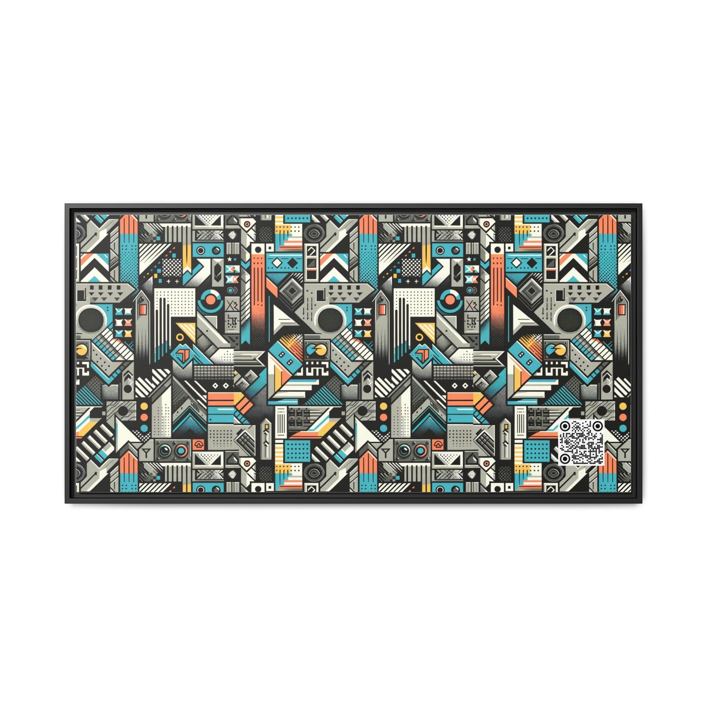 Digital Street Art Urban Street Style Matte Canvas, Framed (multi-color) - 8404 Design-81 B