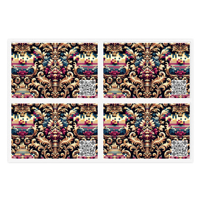 Digital Renaissance Modern Baroque Fusion Sticker Sheets - 8404 Design-53