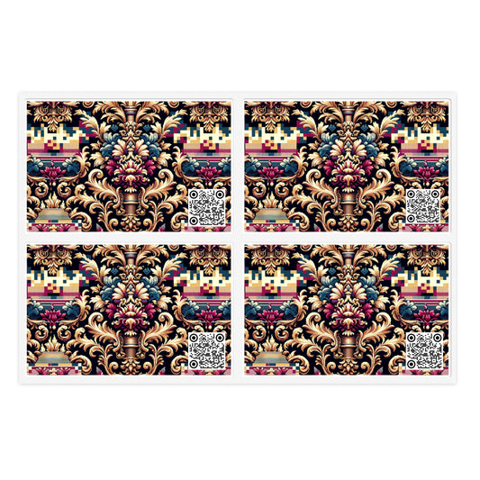 Digital Renaissance Modern Baroque Fusion Sticker Sheets - 8404 Design-53
