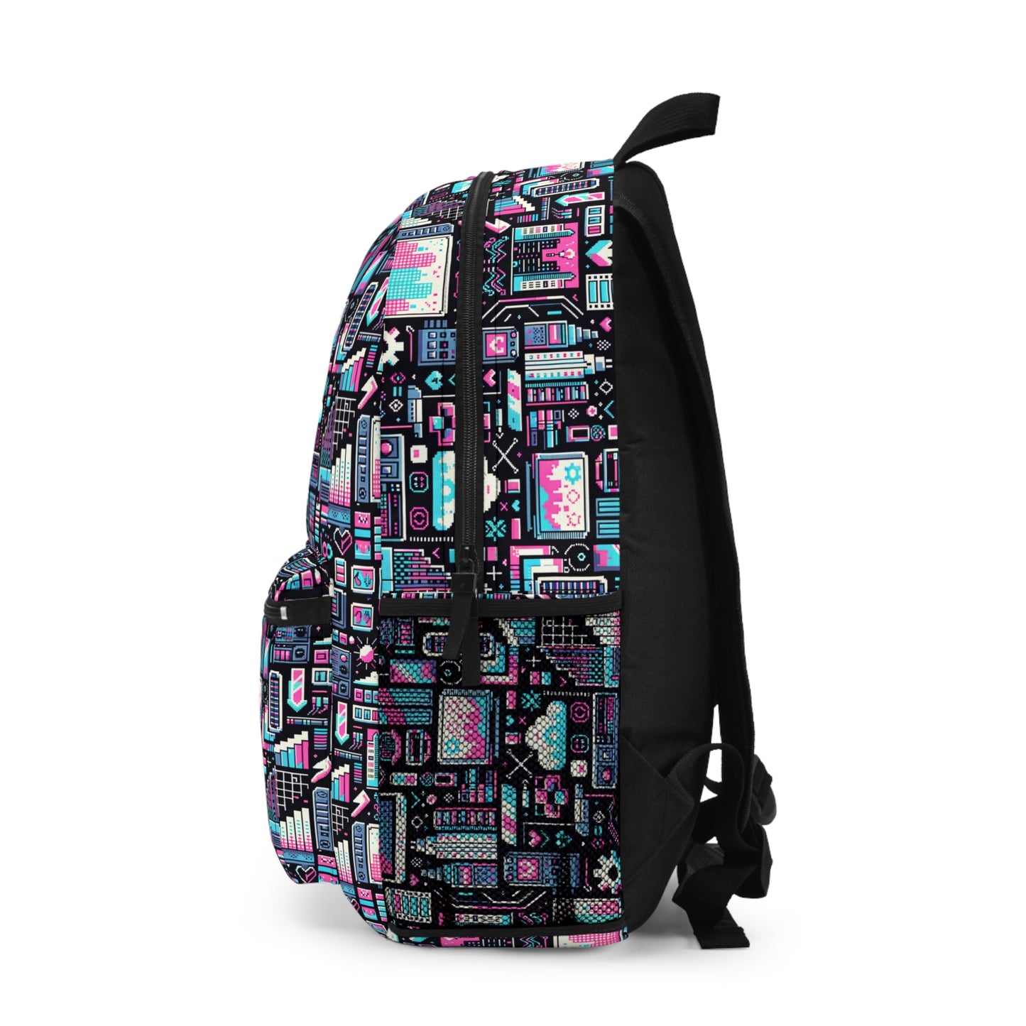 Digital Rebellion Youthful Streetwear with a Rebellious Digital Twist Backpack - 8404 Design-71