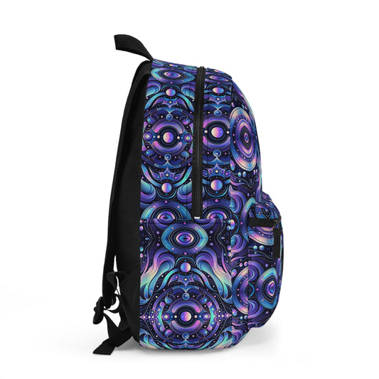 Iridescent Tech Fusion Tech-Forward Streetwear Backpack - 8404 Design-62