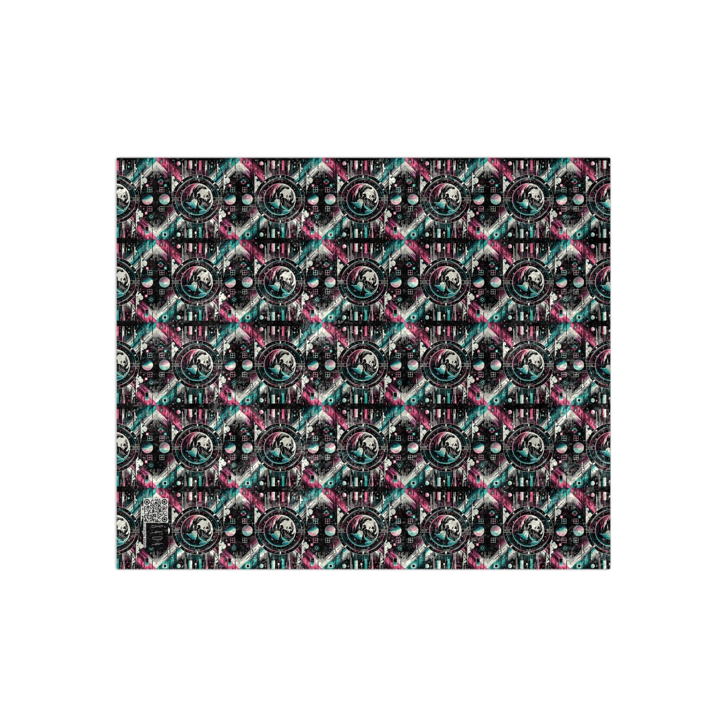 Digital Artistry Digital-native Streetwear Crushed Velvet Blanket - 8404 Design-62