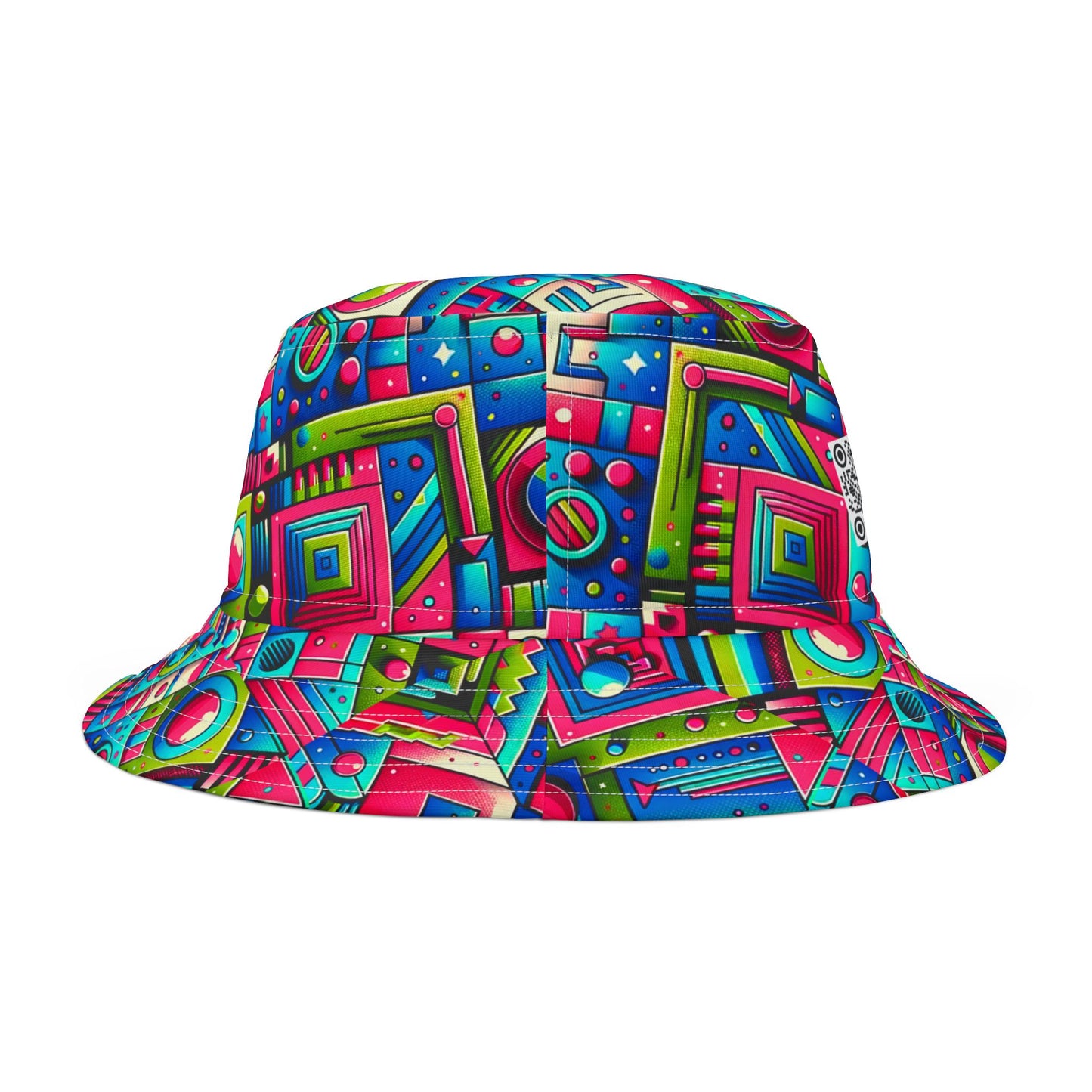 Neon Street Pop Vibrant and Eye-catching Bucket Hat - 8404 Design-63