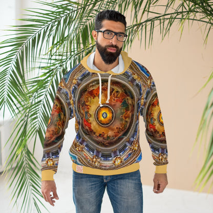 8404 Unisex Adult "divine in Gold" Fashion Pullover Hoodie
