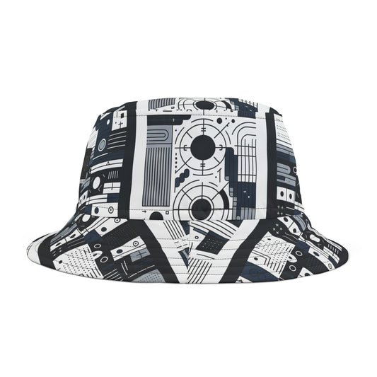 Minimalist Athleisure Minimalist Tech Bucket Hat - 8404 Design-54