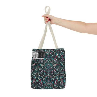 Digital Rebellion Tech-Inspired Streetwear Tote Bag - 8404 Design-54