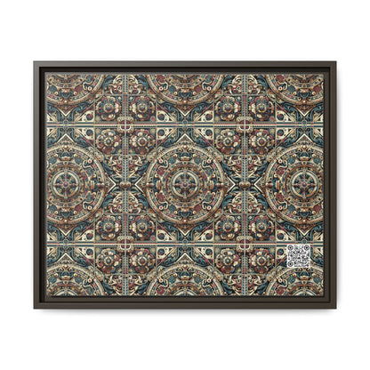 Urban Renaissance Historical Fusion With Street Edge Matte Canvas, Framed (multi-Color) - 8404 Design-57 A
