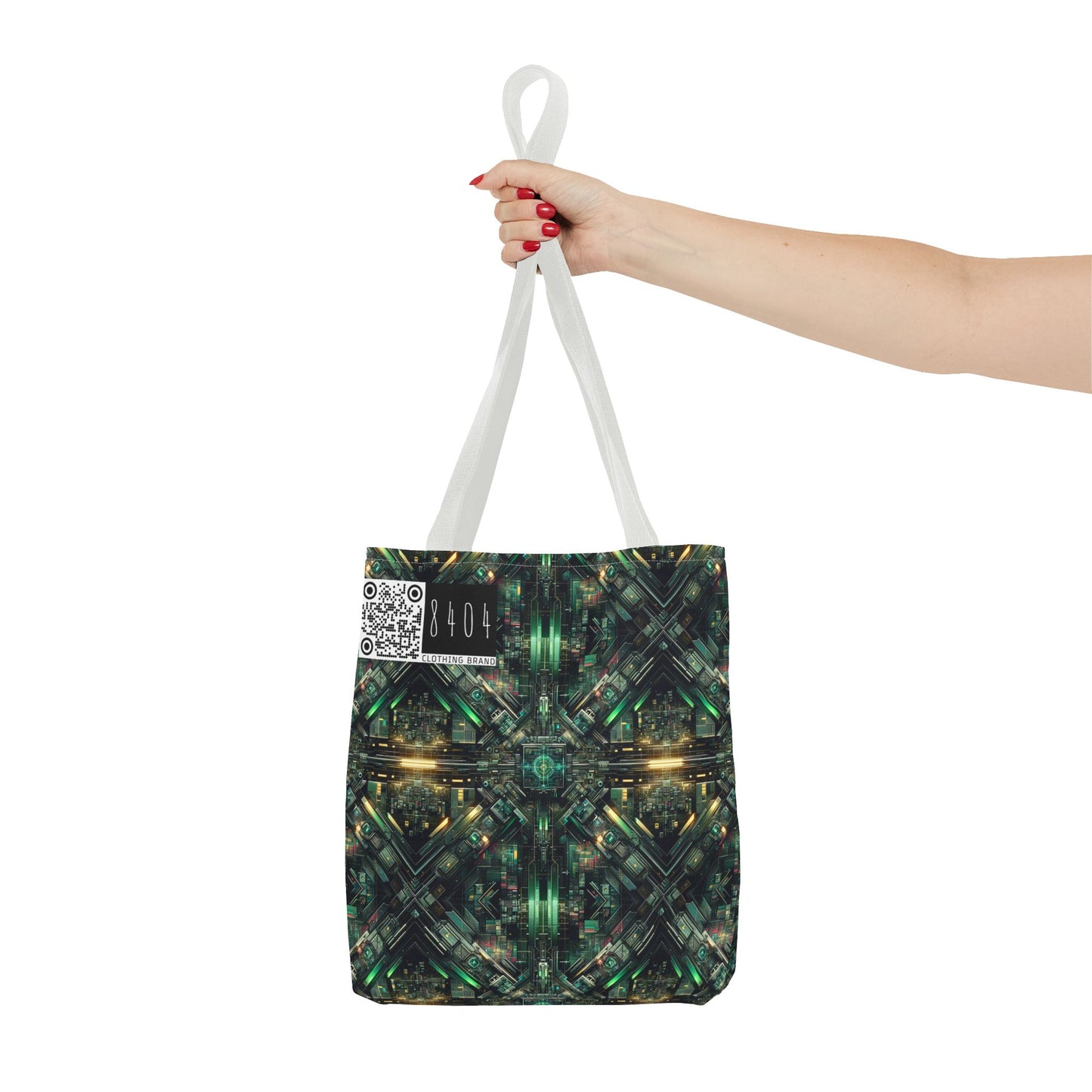 Tech Noir Graphics Tech-Inspired Streetwear Tote Bag - 8404 Design-56