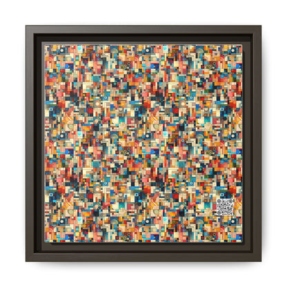 Digital Artistic Expression Artistic Streetwear Matte Canvas, Framed (multi-Color) - 8404 Design-46 B