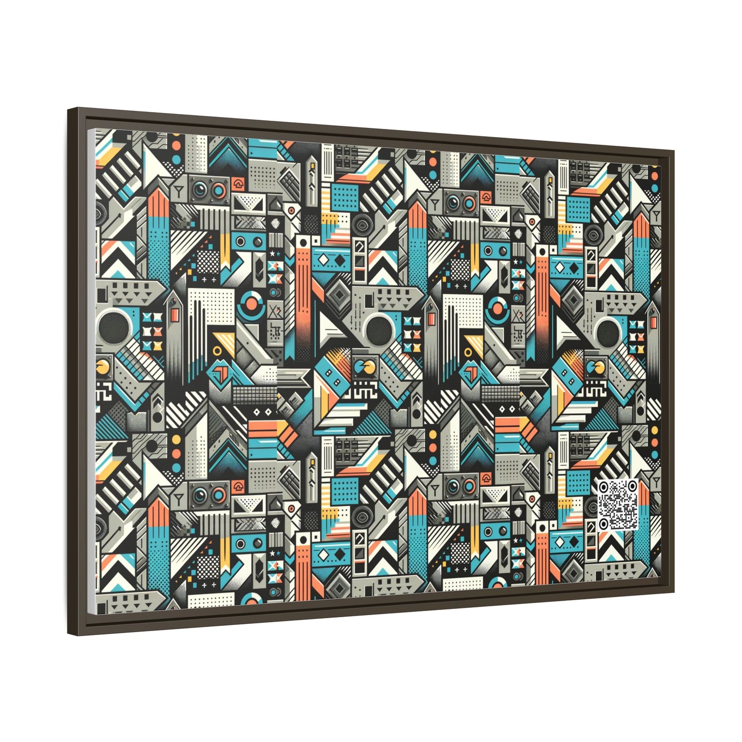 Digital Street Art Urban Street Style Matte Canvas, Framed (multi-color) - 8404 Design-81 A