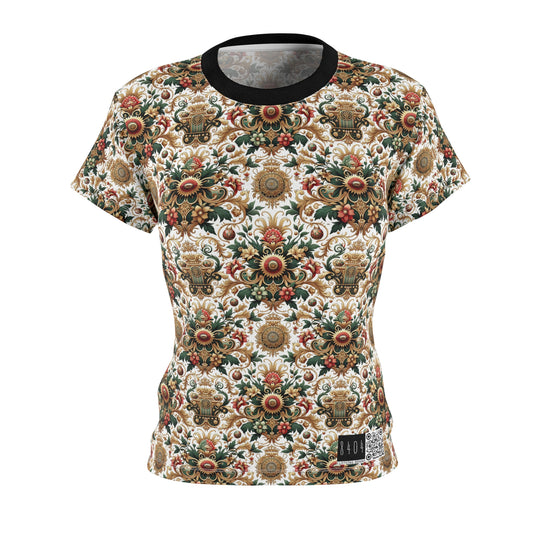Monogram Madness Luxurious Streetwear Women's Cut & Sew Tee - 8404 Design-68