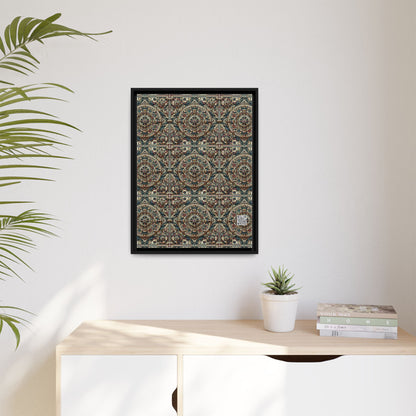 Urban Renaissance Historical Fusion With Street Edge Matte Canvas, Framed (multi-Color) - 8404 Design-57 A