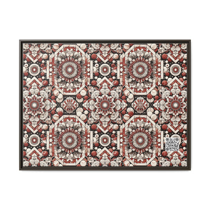Neo Jomon Sculptural Aesthetics Artisanal Streetwear Matte Canvas, Framed (multi-Color) - 8404 Design-55 A