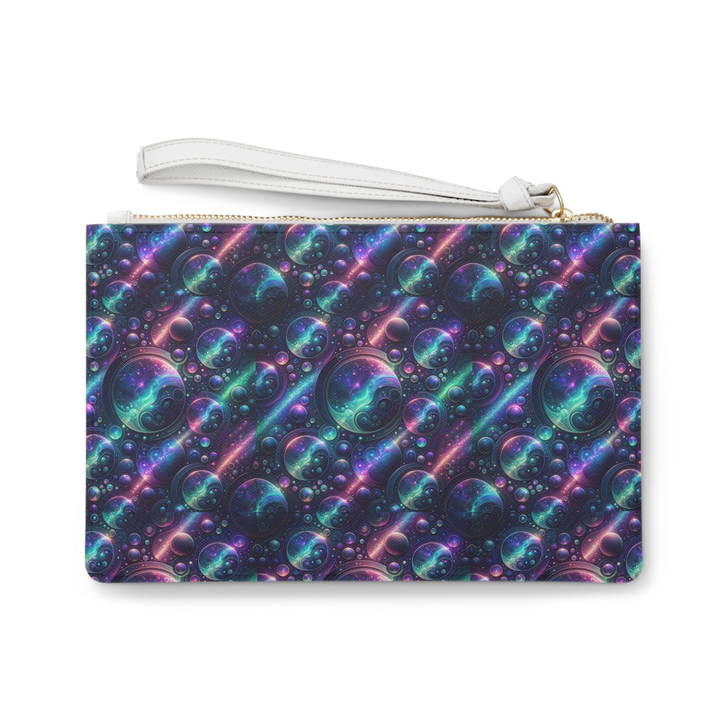 Iridescent Tech Fusion Tech-Forward Streetwear Clutch Bag - 8404 Design-51