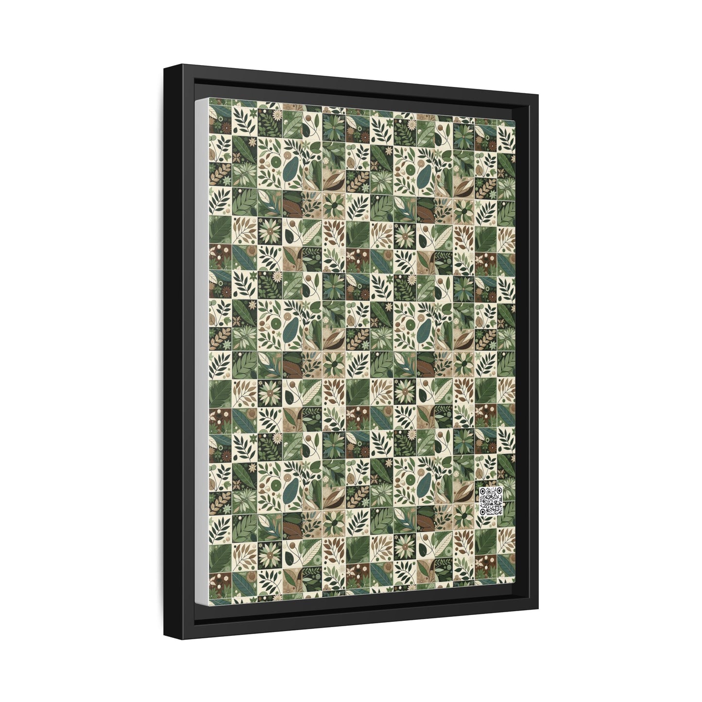 Streetwear Sustainability Environmentally Conscious Streetwear with a Natural Aesthetic Matte Canvas, Framed (multi-color) - 8404 Design-57 A