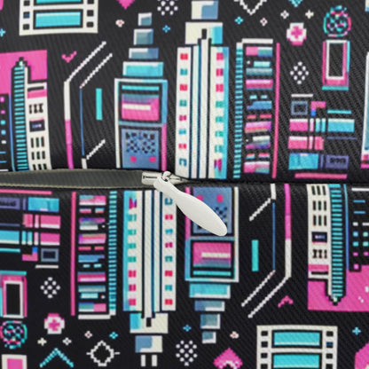 Digital Rebellion Youthful Streetwear with a Rebellious Digital Twist Spun Polyester Lumbar Pillow - 8404 Design-71 B