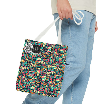 Skate Culture Revival Urban Retro Cool Tote Bag - 8404 Design-61