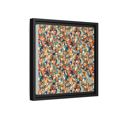 Digital Artistic Expression Artistic Streetwear Matte Canvas, Framed (multi-Color) - 8404 Design-46 B