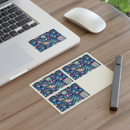 Digital Renaissance Tech-Forward Maximalism Sticker Sheets - 8404 Design-50