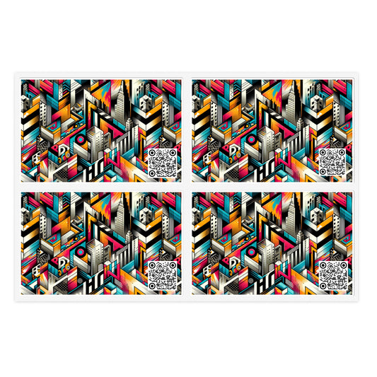 Graffiti Revival Urban Street Art Sticker Sheets - 8404 Design-62
