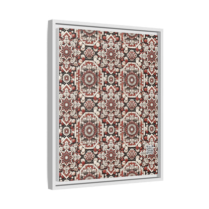 Neo Jomon Sculptural Aesthetics Artisanal Streetwear Matte Canvas, Framed (multi-Color) - 8404 Design-55 A
