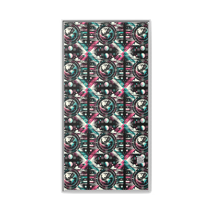 Digital Artistry Digital-native Streetwear Matte Canvas, Framed (multi-color) - 8404 Design-62 B
