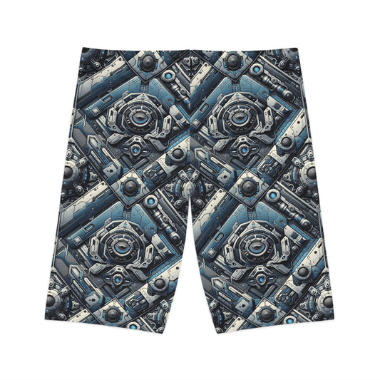 Tech Utility Fusion Tech-Forward Utility With a Futuristic Edge Women's Bike Shorts - 8404 Design-43