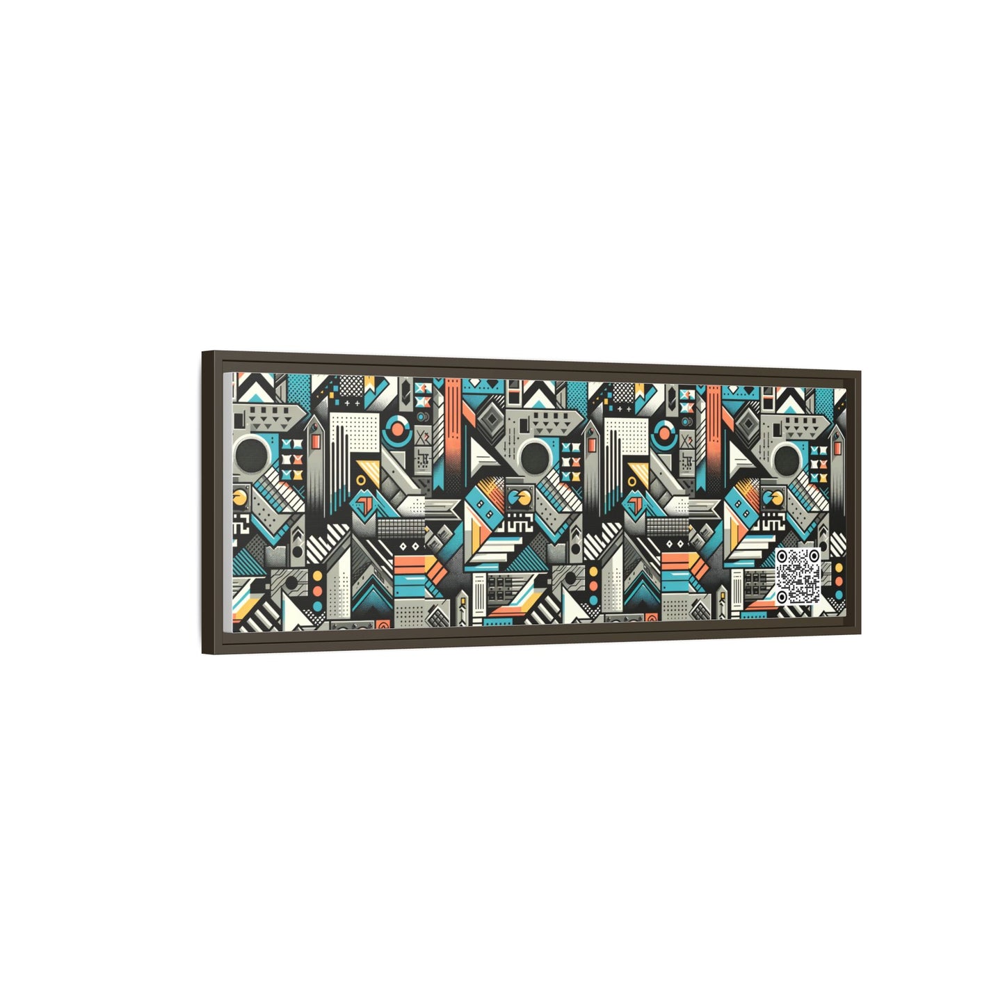 Digital Street Art Urban Street Style Matte Canvas, Framed (multi-color) - 8404 Design-81 B