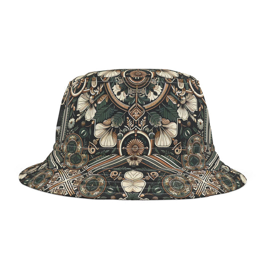 Cyber Garden Party Tech Garden Extravaganza Bucket Hat - 8404 Design-66