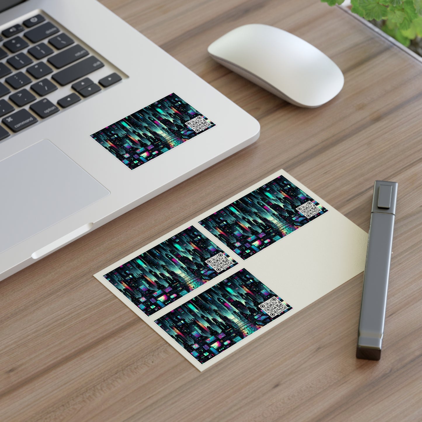 Tech Noir Graphics Cyberpunk Tech Aesthetic Sticker Sheets - 8404 Design-57