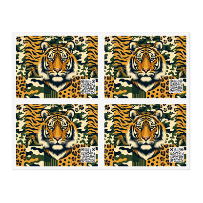 Streetwear Safari Urban Jungle Exploration Sticker Sheets - 8404 Design-64