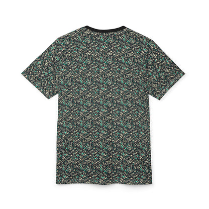 Tech Utility Fusion Modern Tech Streetwear Unisex Cut & Sew Tee - 8404 Design-49