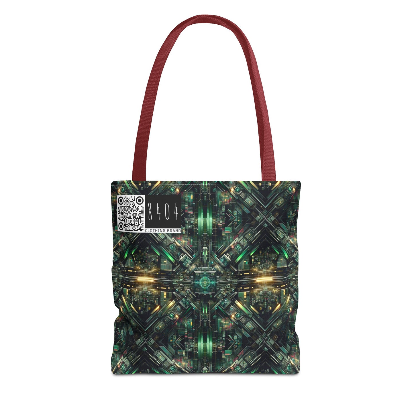 Tech Noir Graphics Tech-Inspired Streetwear Tote Bag - 8404 Design-56