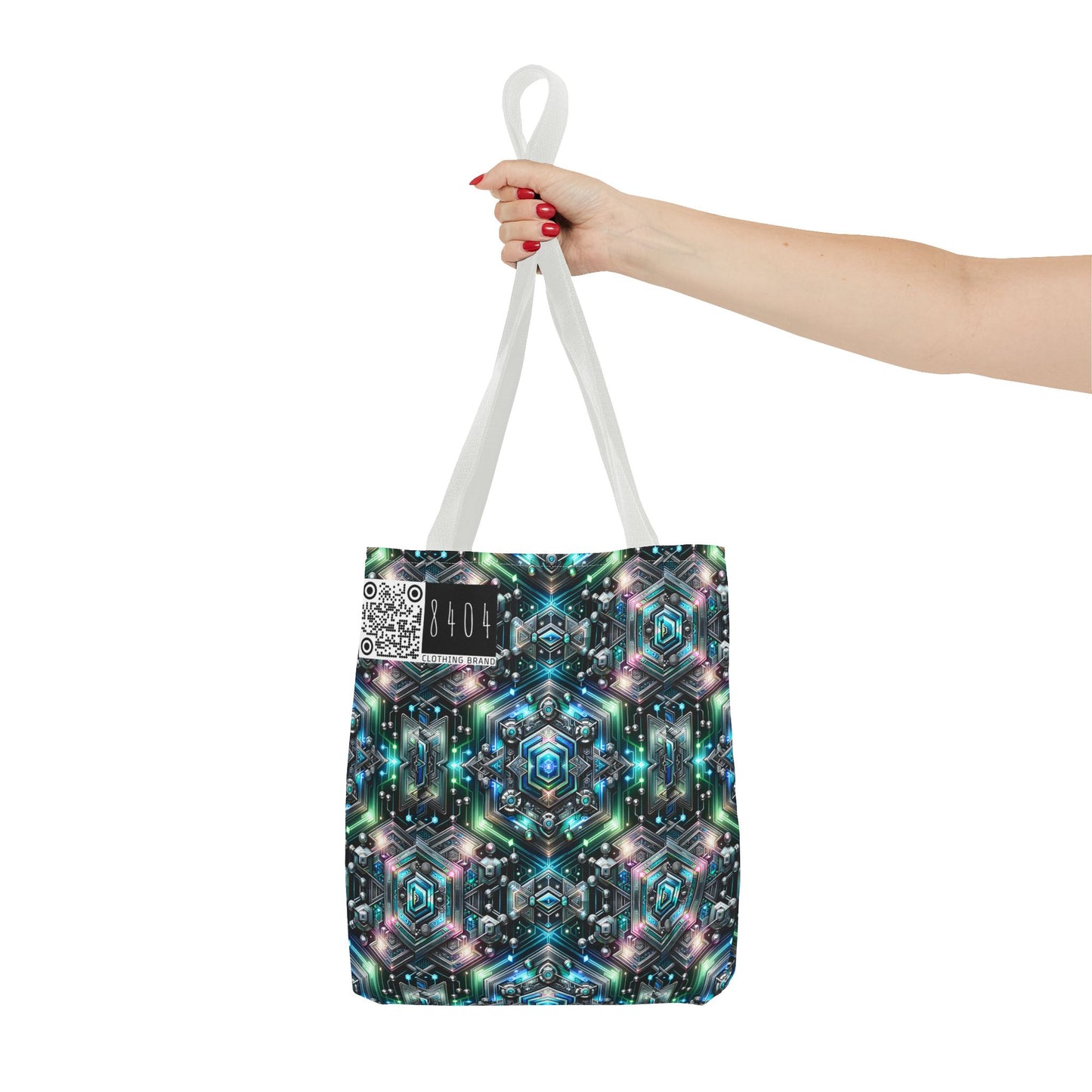 Tech-Infused Futurism Futuristic Tech Tote Bag - 8404 Design-63