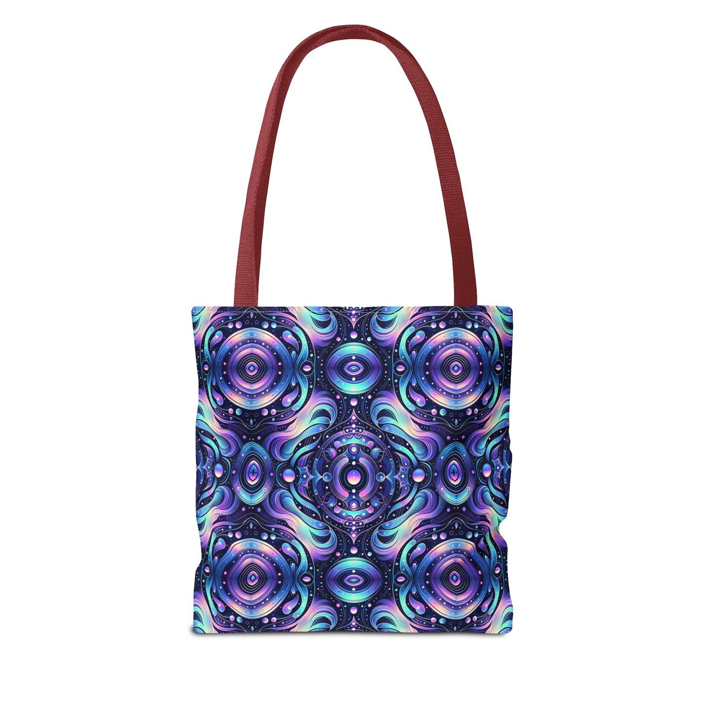 Iridescent Tech Fusion Tech-Forward Streetwear Tote Bag - 8404 Design-62