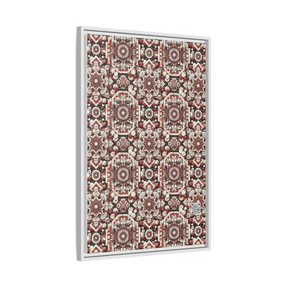 Neo Jomon Sculptural Aesthetics Artisanal Streetwear Matte Canvas, Framed (multi-Color) - 8404 Design-55 A